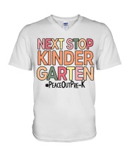 KINDERGARTEN V-Neck T-Shirt tile