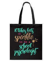 SCHOOL PSYCHOLOGIST SPARKLE Tote Bag thumbnail