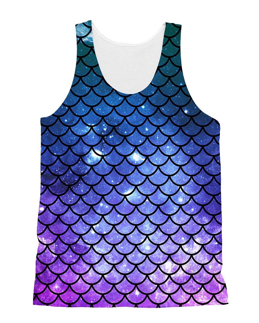 Mermaid Scales All-over Unisex Tank