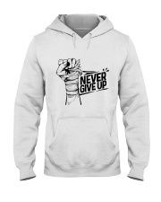 never give up Hooded Sweatshirt thumbnail