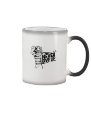 never give up Color Changing Mug thumbnail