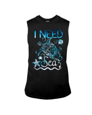 TURTLE I NEED SEA QUOTES STYLE Sleeveless Tee tile