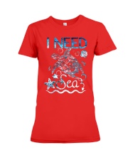 TURTLE I NEED SEA QUOTES STYLE Premium Fit Ladies Tee tile