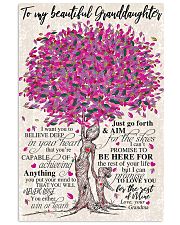 TO MY BEAUTIFUL GRANDDAUGHTER 24x36 Poster front