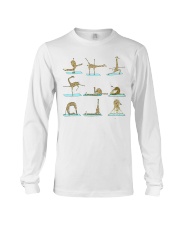 GIRAFFE YOGA VECTOR STYLE Long Sleeve Tee thumbnail