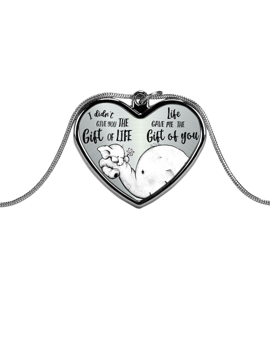GIFT OF YOU Metallic Heart Necklace