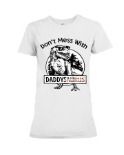 DONT MESS WITH DADDYSAURUS Premium Fit Ladies Tee thumbnail