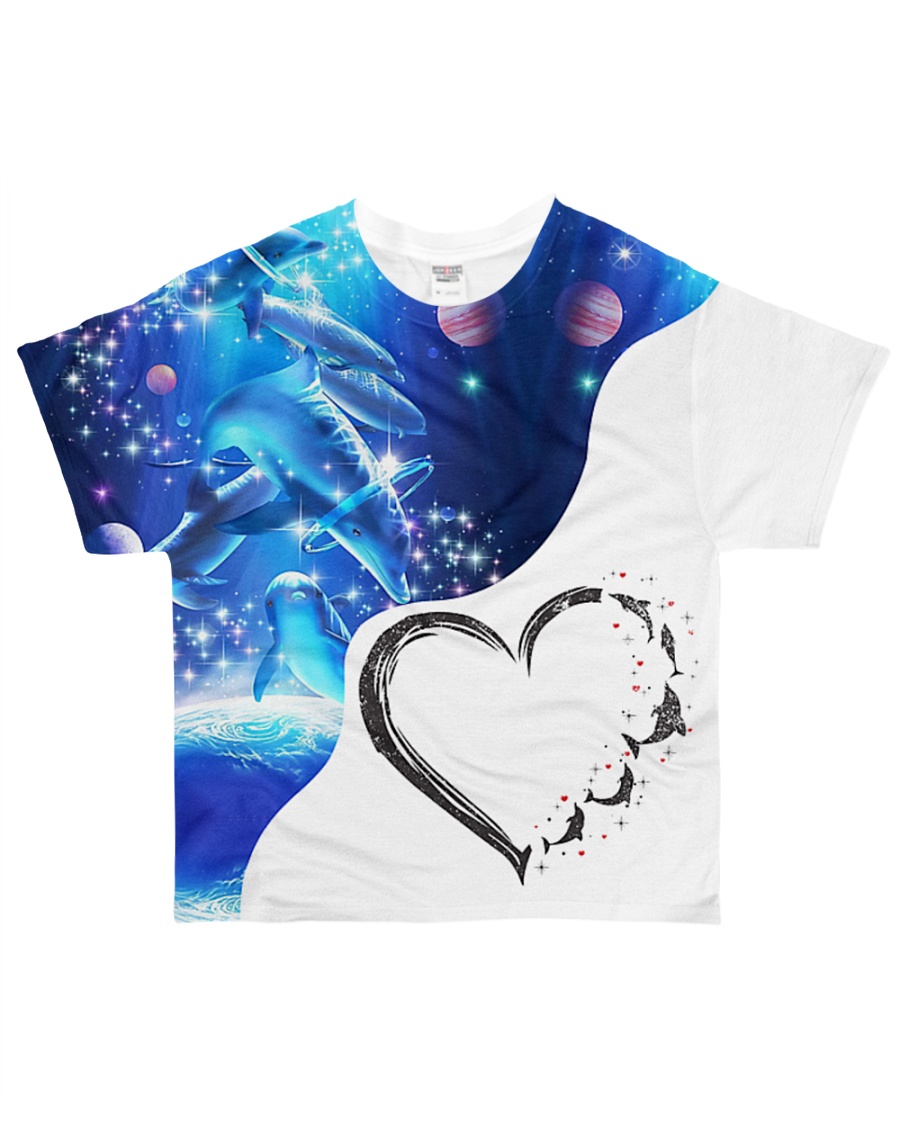 Heart dolphin All-over T-Shirt