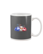 Guinea pig american flag t-shirt Mug tile