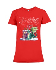 Christmas Dragons Premium Fit Ladies Tee tile