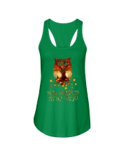 Owl Majestic tree old friend Ladies Flowy Tank tile