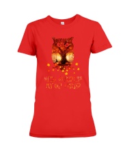 Owl Majestic tree old friend Premium Fit Ladies Tee tile