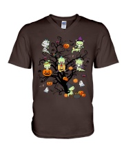 Dragon halloween V-Neck T-Shirt tile