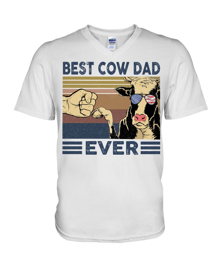 COW VINGATE STYLE TSHIRT V-Neck T-Shirt
