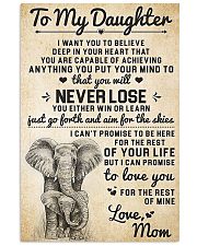 TO MY DAUGHTER 16x24 Poster front