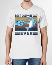 DOLPHIN VINGATE STYLE TSHIRT V-Neck T-Shirt garment-vneck-tshirt-front-01