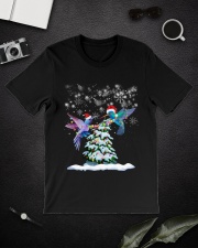 Christmas Hummingbird Classic T-Shirt lifestyle-mens-crewneck-front-16
