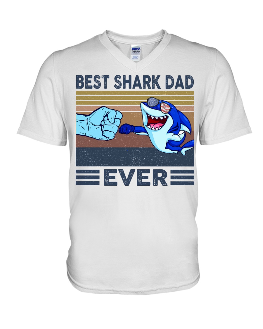 SHARK VINGATE STYLE TSHIRT V-Neck T-Shirt