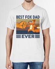 FOX VINGATE STYLE TSHIRT V-Neck T-Shirt garment-vneck-tshirt-front-01