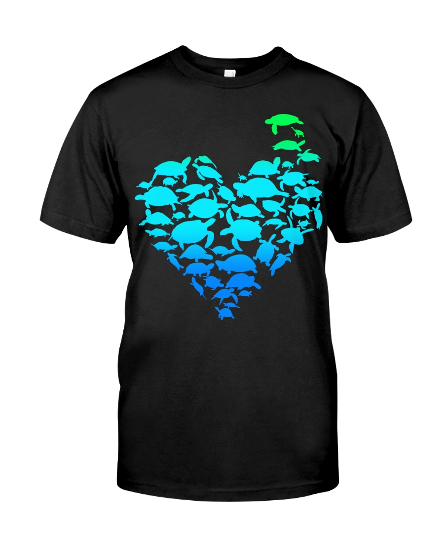TURTLE GADIENT STYLE TSHIRT Classic T-Shirt