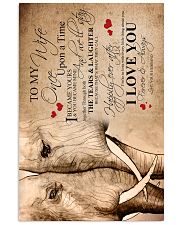 TO MY WIFE 16x24 Poster front