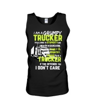 GRUMPY TRUCKER Unisex Tank tile