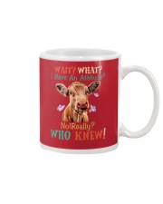 cow funny who knew Mug tile