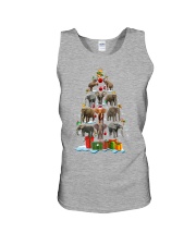 ELEPHANT CHRISTMAS Unisex Tank tile
