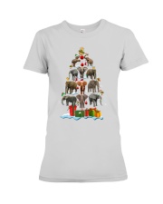 ELEPHANT CHRISTMAS Premium Fit Ladies Tee tile