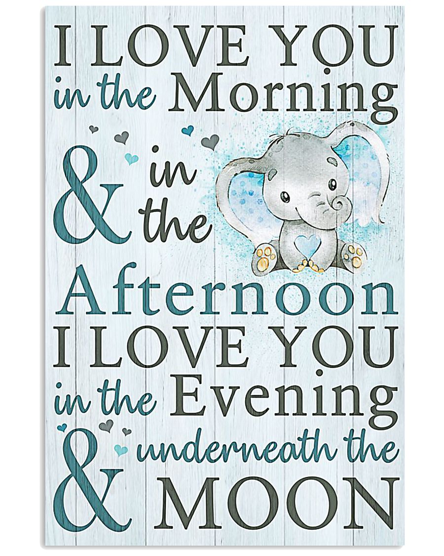 MOON I LOVE YOU 16x24 Poster