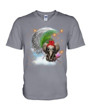 ELEPHANT MOON V-Neck T-Shirt tile