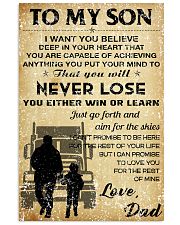 TO MY SON 11x17 Poster front