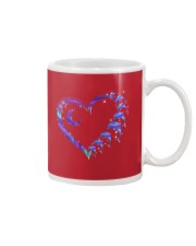 dolphin heart gradian Mug tile