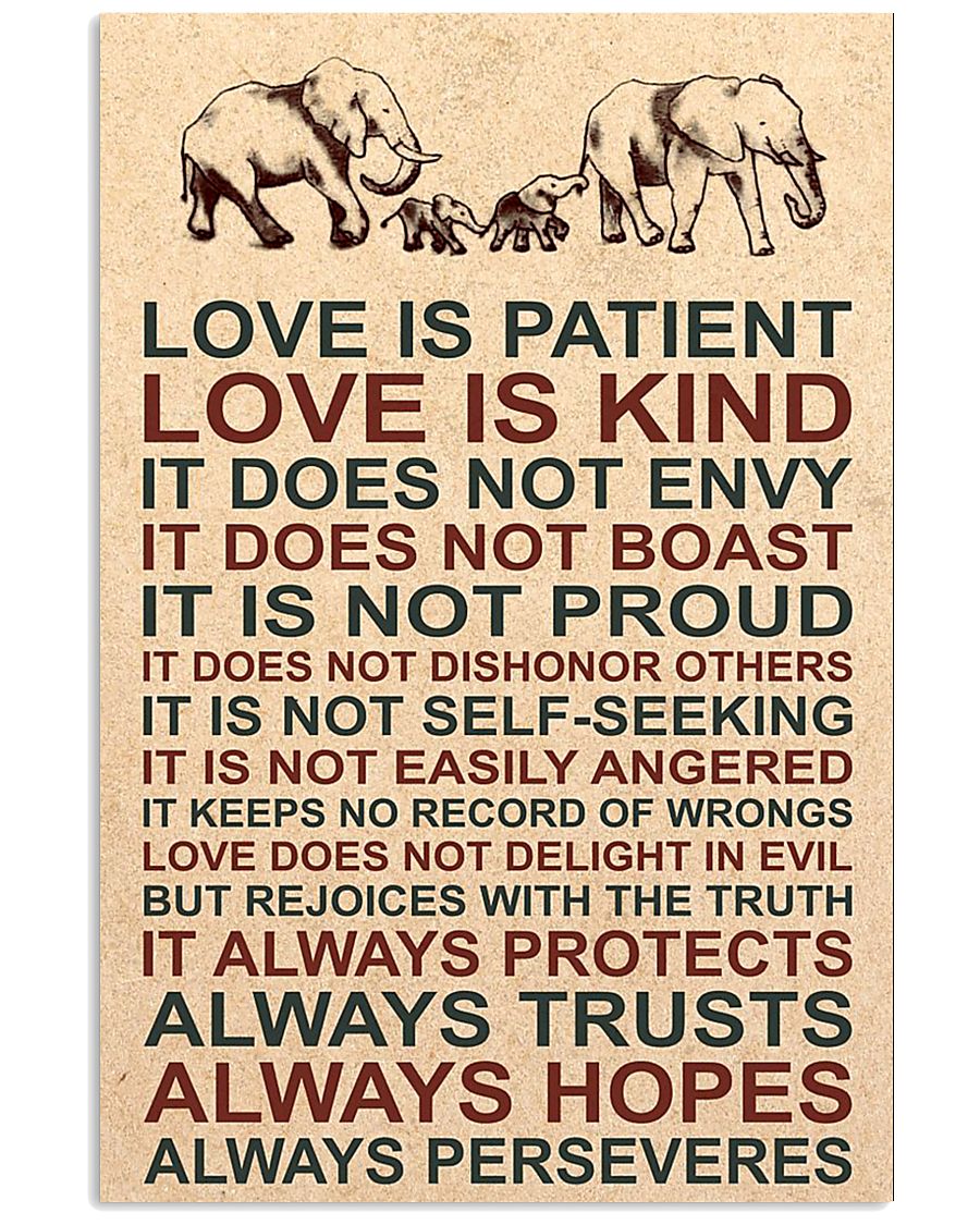 LOVE IS KIND 16x24 Poster