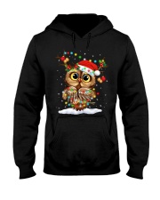 owl merry christmas style Hooded Sweatshirt tile