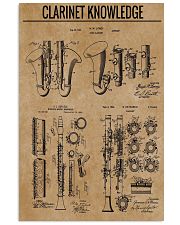 Clarinet 16x24 Poster front