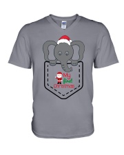 MY FIRST CHRISTMAS V-Neck T-Shirt tile