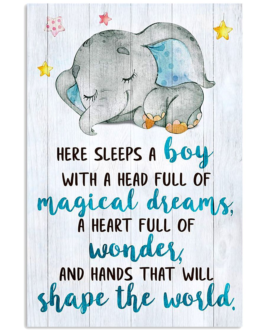 SLEEPS A BOY 16x24 Poster