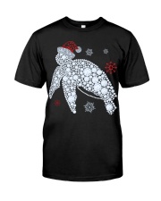 turtle diamond hat santa Premium Fit Mens Tee tile