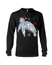 turtle diamond hat santa Long Sleeve Tee tile