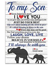 TO MY SON 16x24 Poster front