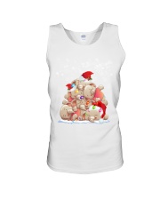 Christmas Elephants Unisex Tank tile