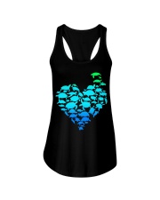TURTLE GADIENT STYLE TSHIRT Ladies Flowy Tank thumbnail