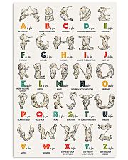 ALPHABET 16x24 Poster front