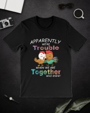 Chicken together Classic T-Shirt lifestyle-mens-crewneck-front-16