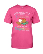 Chicken together Classic T-Shirt tile