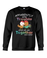 Chicken together Crewneck Sweatshirt tile