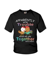 Chicken together Youth T-Shirt tile