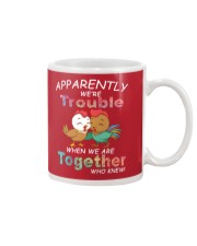 Chicken together Mug tile