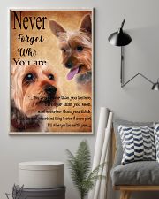 NEVER FORGET WHO YOU ARE - Yorkshire Terrier 24x36 Poster lifestyle-poster-1